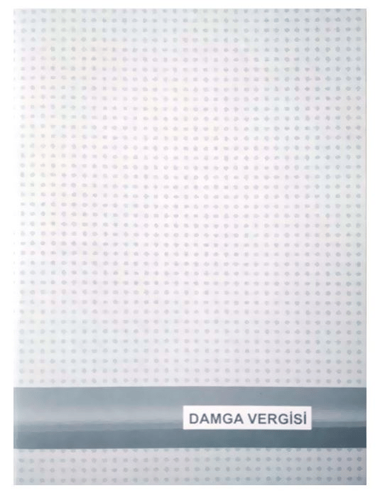DİLMAN DAMGA VERGİSİ DEFTERİ KARTON KAPAK 22x31.5 40 YP NUMARALI 5373