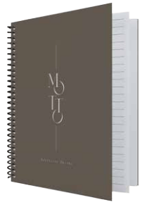 DİLMAN DEFTER MOTTO SPİRALLİ SERT KAPAK 17x24 120 YP KARELİ 6187