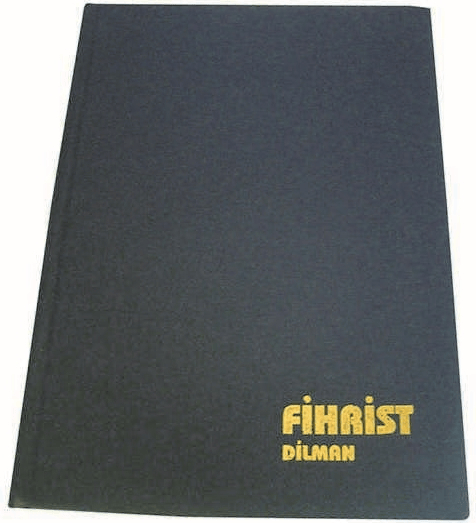 DİLMAN FİHRİST CİLTLİ SERT KAPAK 20x28 20 YP 16 BASAMAK 1012