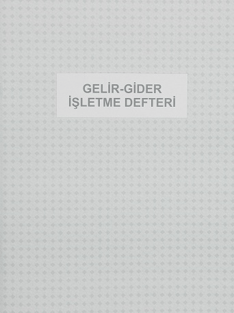 DİLMAN GELİR-GİDER İŞLETME DEFTERİ KARTON KAPAK 20.5x28 48 YP NUMARALI 7104