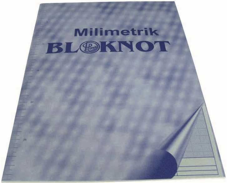DİLMAN MİLİMETRİK BLOK A4 MAVİ 30 YP 2110