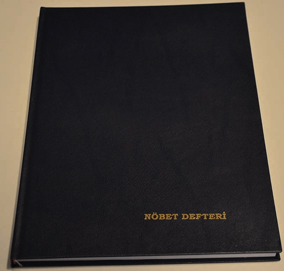 DİLMAN NÖBET (OKUL) DEFTERİ CİLTLİ 22.5x32 96 YP 5308