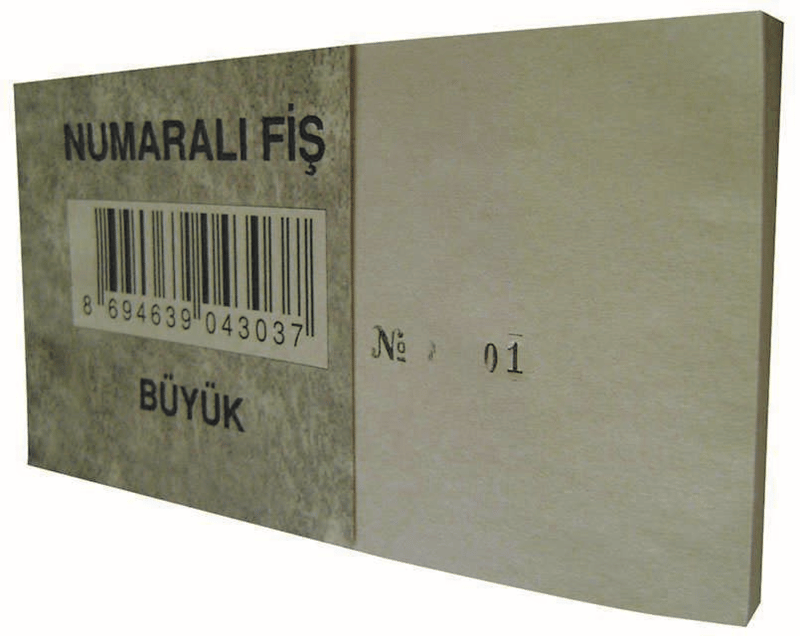 DİLMAN NUMARALI FİŞ BÜYÜK 7.5x13 4303