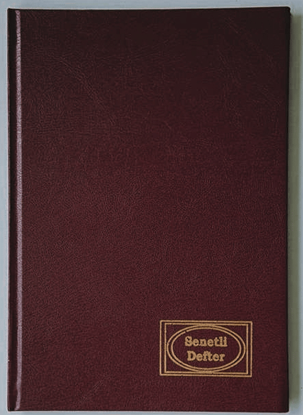 DİLMAN SENETLİ DEFTER CİLTLİ 20x27.5 160 YP 2305