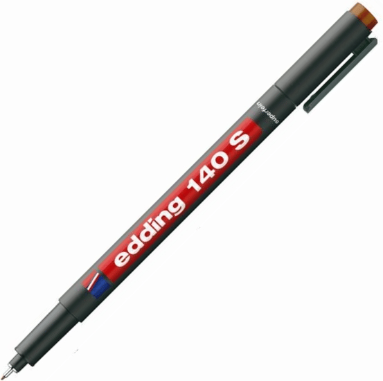 EDDING ASETAT KALEMİ E-140S KAHVERENGİ