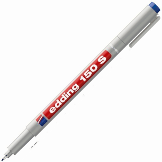 EDDING ASETAT KALEMİ E-150S MAVİ