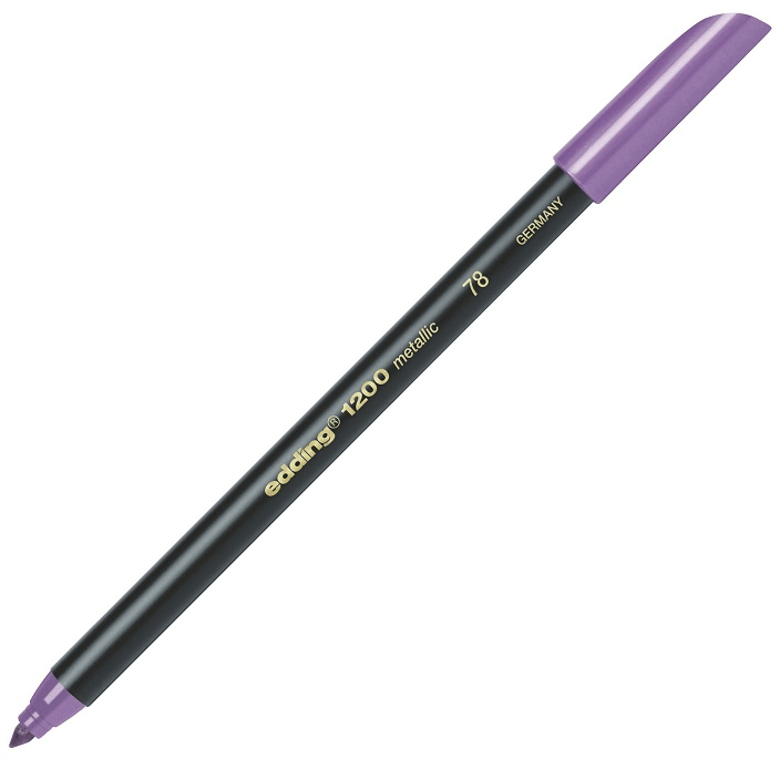 EDDING GRAFİK KALEMİ E-1200 METALİK MOR