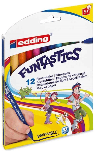 EDDING KEÇELİ KALEM FUNTASTICS E-15 İNCE 12 Lİ