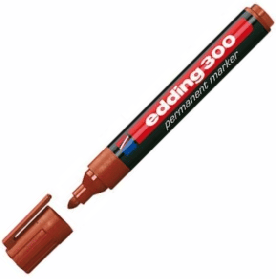 EDDING PERMANENT MARKÖR E-300 KAHVERENGİ