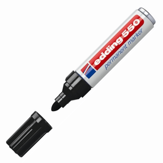 EDDING PERMANENT MARKÖR E-550 SİYAH