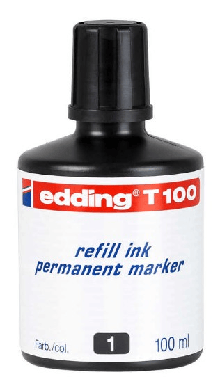 EDDING PERMANENT MÜREKKEP 100 ML E-T100 SİYAH