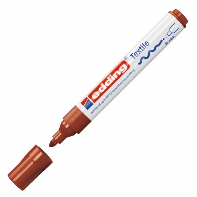 EDDING T-SHIRT KALEMİ E-4500 KAHVE