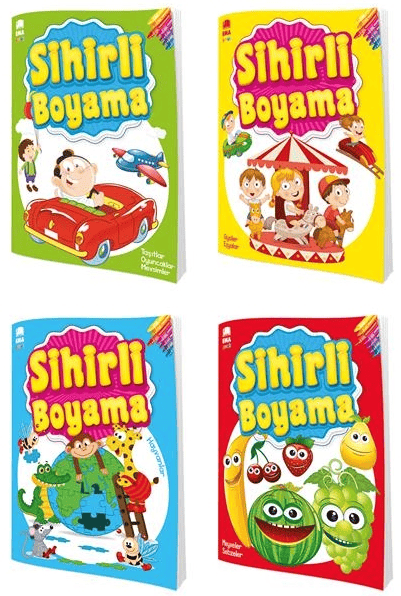 EMA ÇOCUK - SİHİRLİ BOYAMA 4 ÇEŞİT