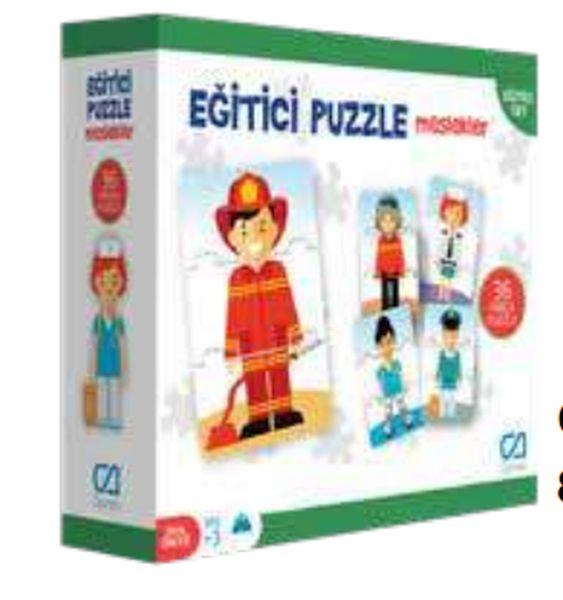 Eğitici Puzzle - Meslekler