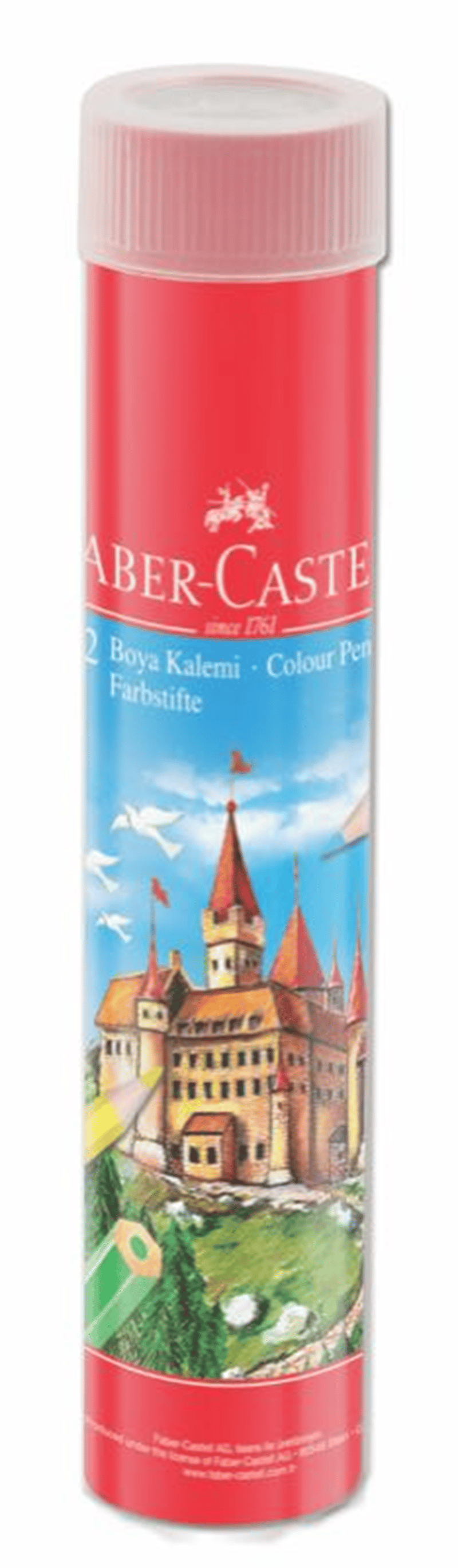 FABER KURU BOYA RED LİNE 12 Lİ TÜP 116512