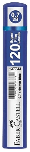 FABER MİN GRİP 0.7MM 2B 60MM 120Lİ MAVİ TÜP 127722