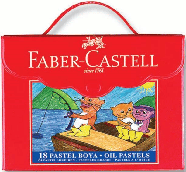 FABER PASTEL BOYA RED LİNE 18 RENK ÇANTALI 125119