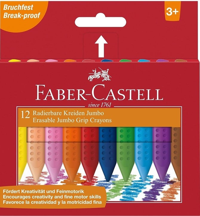 FABER PASTEL BOYA WAX CRAYON JUMBO 12 Lİ 122540