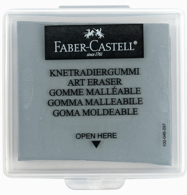 FABER SİLGİ HAMUR GRİ PLASTİK KUTULU 127220