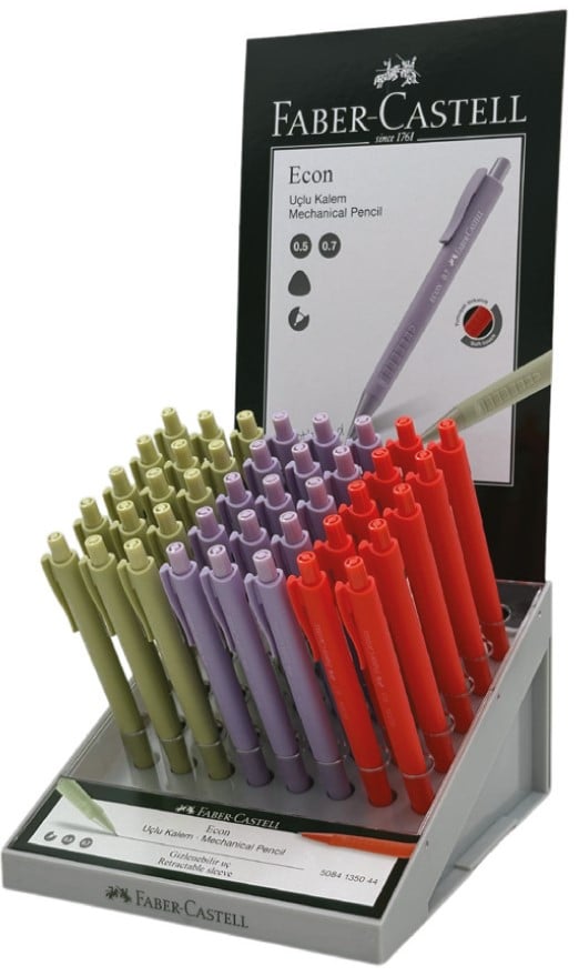 FABER VERSATİL KALEM ECON SOFT FRESH 0.5-0.7 STAND 100 LÜ 5084135044000