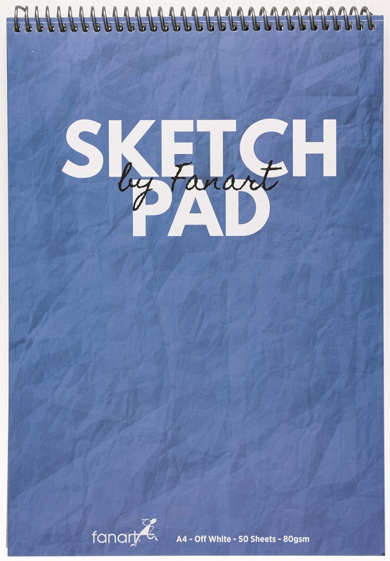 FANART ACADEMY ÇİZİM PAD SKETCH PAD SPİRALLİ A3 80 GR 50 YP MAVİ F-8681.A3