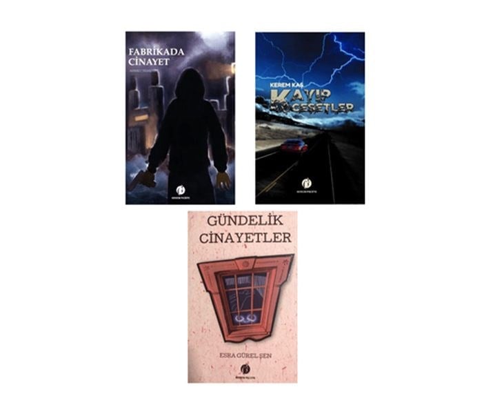 Fabrikada Cinayet & Kayıp Cesetler & Gündelik Cinayetler - Polisiye Gerilim Seti (3 Kitap Takım)