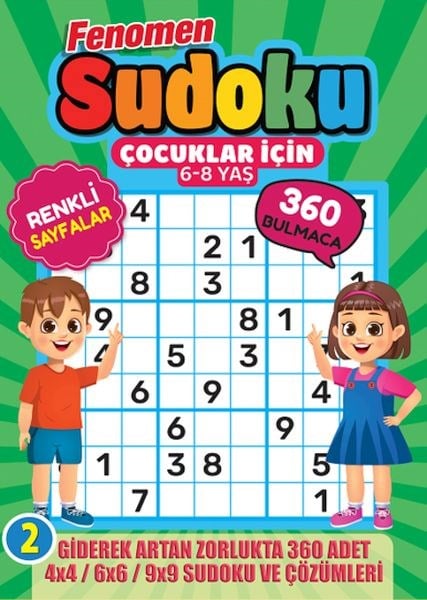 Fenomen Çocuklar İçin Sudoku 6-8 Yaş -2