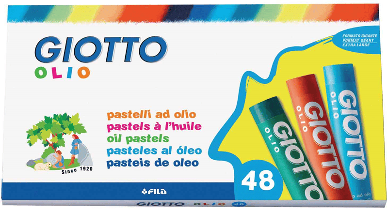 GIOTTO PASTEL BOYA YAĞLI OLIO SİLİNDİR 48 Lİ 293200