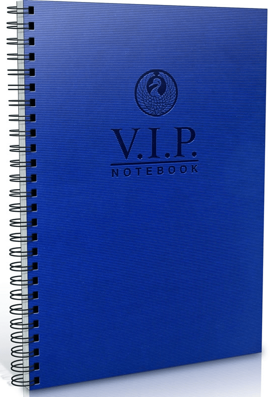 GIPTA DEFTER VIP A4 SPİRALLİ DERİ KAPAKLI 140 YP. ÇİZGİLİ 1080