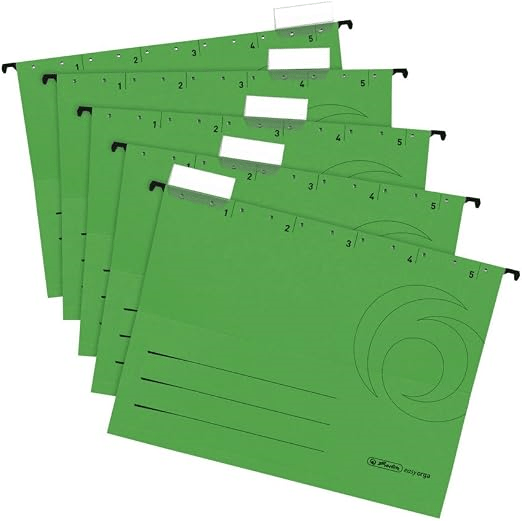HERLITZ ASKILI DOSYA 5874789 TELSİZ YEŞİL 5 Lİ