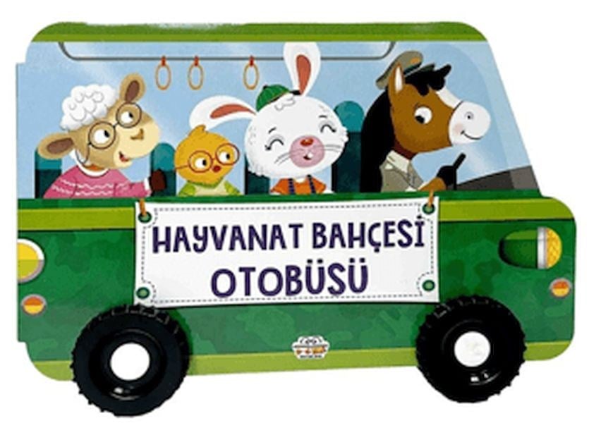 Hayvanat Bahçesi Otobüsü Tekerlekli Kitaplar
