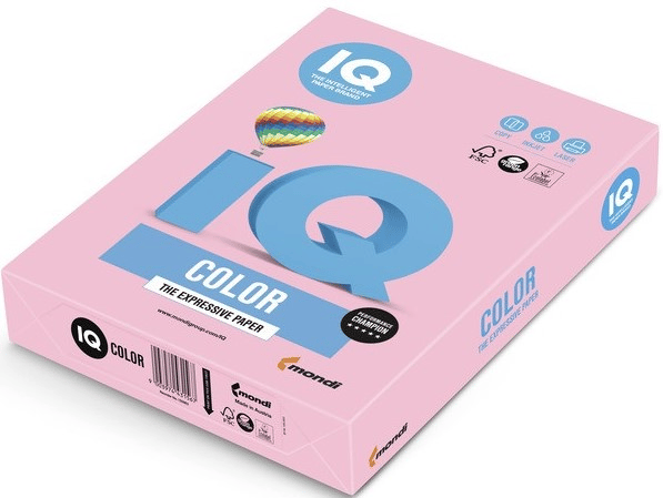 IQ RENKLİ FOTOKOPİ KAĞIDI 500 LÜ A4 80 g/m² GÜL NE1324-OPI74
