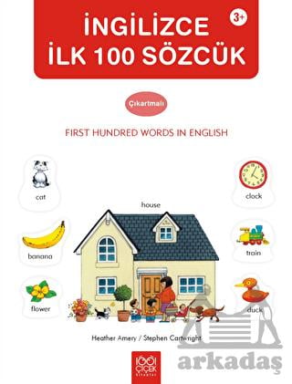 İngilizce İlk Yüz Sözcük Çıkartma Kitabı