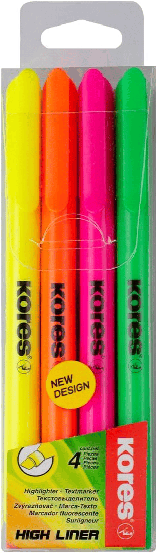 KORES HIGHLINER PLUS  3-5MM  4LÜ SET 36240