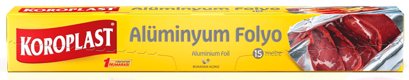 KOROPLAST ALÜMİNYUM FOLYO 30cm x 15m ST03500001
