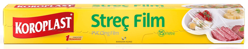 KOROPLAST STREÇ FİLM 30 CM x 15M ST03500002