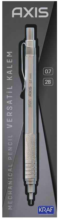 KRAF VERSATİL KALEM AXIS  0,7 MP-160 SILVER