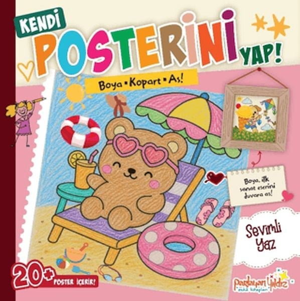 Kendi Posterini Yap! Boya Kopart As! Sevimli Yaz