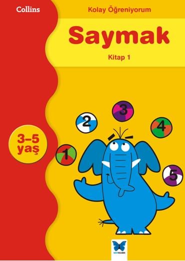 Kolay Öğreniyorum Saymak - Kitap 1 (3-5 Yaş)