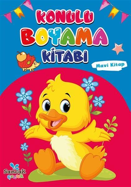 Konulu Boyama Kitabı - Mavi Kitap