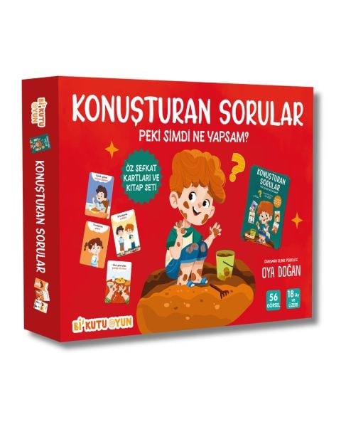 Konuşturan Sorular – Peki Şimdi Ne Yapsam? (Öz Şefkat Kartları ve Kitap Seti)