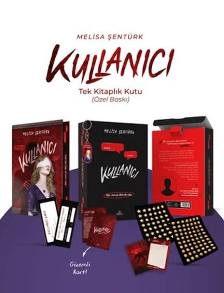 Kullanıcı – Tek Kitaplık Yan Boyamalı Kutu
