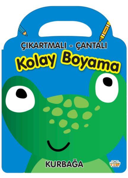 Kurbağa - Çıkartmalı-Çantalı Kolay Boyama