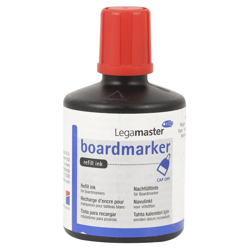 LEGAMASTER BEYAZ TAHTA MÜREKKEBİ 100 ML. LM-1199 KIRMIZI