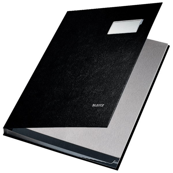 LEITZ İMZA DOSYASI PLASTİK 10 SAYFA L-5701 SİYAH