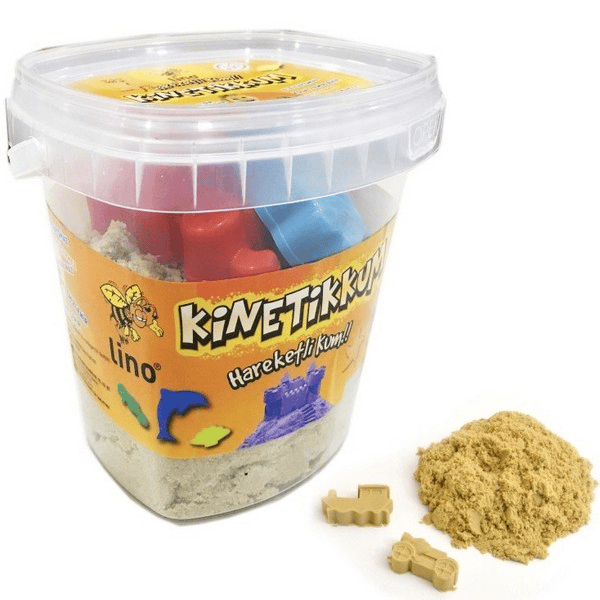 LİNO KİNETİK KUM 500 GR KOVA NATÜREL LN-500
