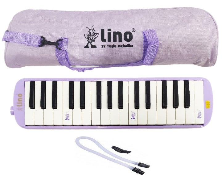 LİNO MELODİKA 32 TUŞLU BEZ ÇANTA PASTEL MOR LN-32-PMRS
