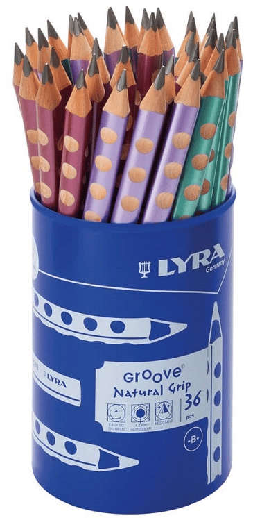 LYRA KURŞUN KALEM GROOVE BAŞLANGIÇ B METALİK KAPLAMALI 36 LI L1873363-1875363