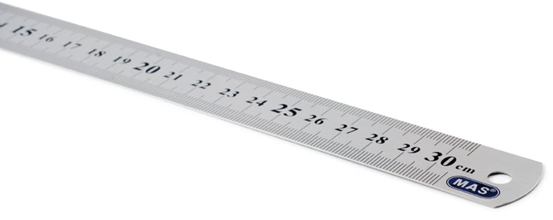 MAS CETVEL 2330 ÇELİK 30 CM