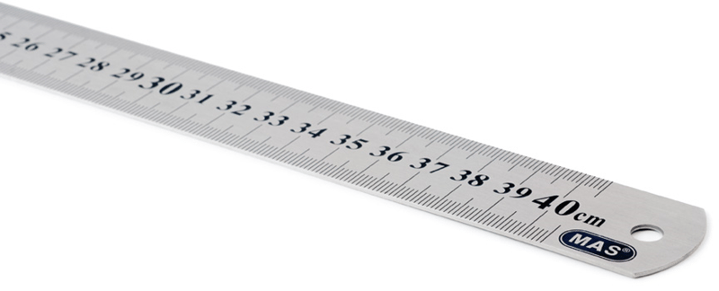MAS CETVEL 2340 ÇELİK  40 CM